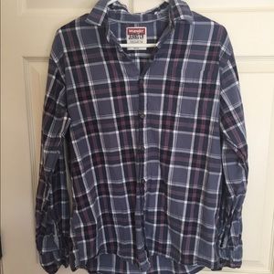 Men’s Wrangler Button Down Shirt